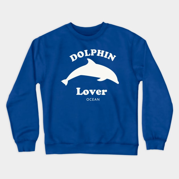 Dolphin lover logo Crewneck Sweatshirt by Mr Youpla